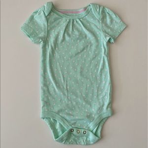 Mint Polka Dotted Bodysuit